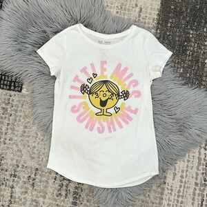 Mr Men Little Miss‎ Sunshine Youth White Tee Size XL (14-16)